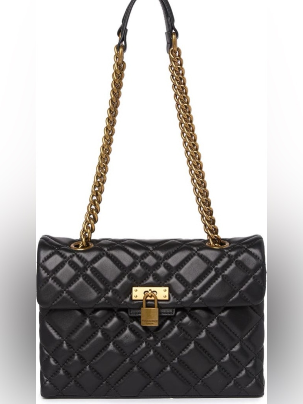 Kurt Geiger “Brixton Quilted Lock Bag”